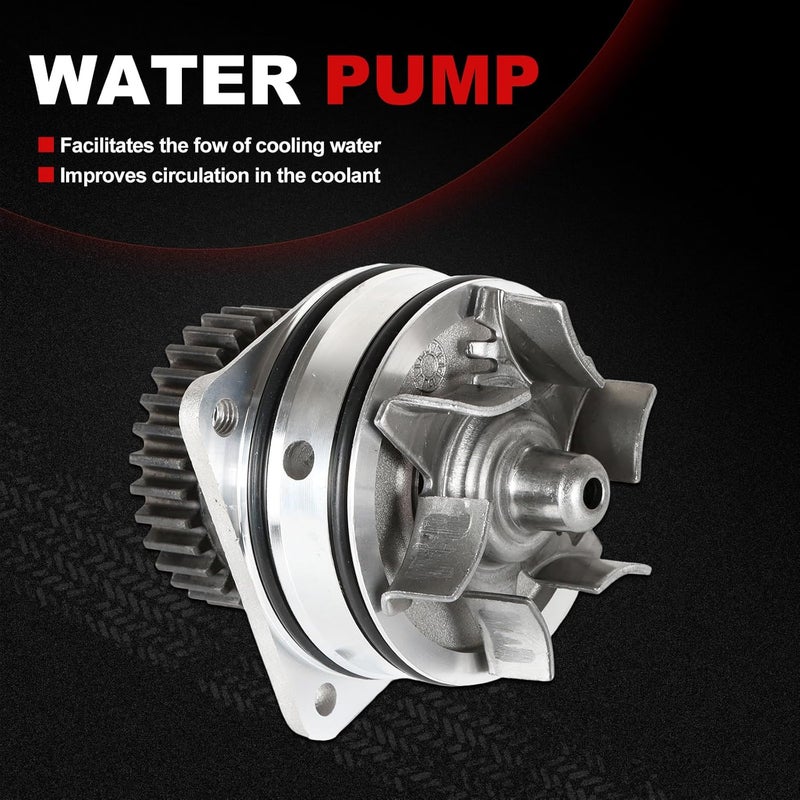 Autodevil Store Engine Timing Chain Kit Water Pump 4.0L Fit for Frontier 2005-2013 for Xterra 2005-2012 for NV1500 NV2500 NV3500 2012 w/Sprocket, Guide Rail, Tensioner Replace 13028-ZK01C TK3042 AW9426 - Image 4
